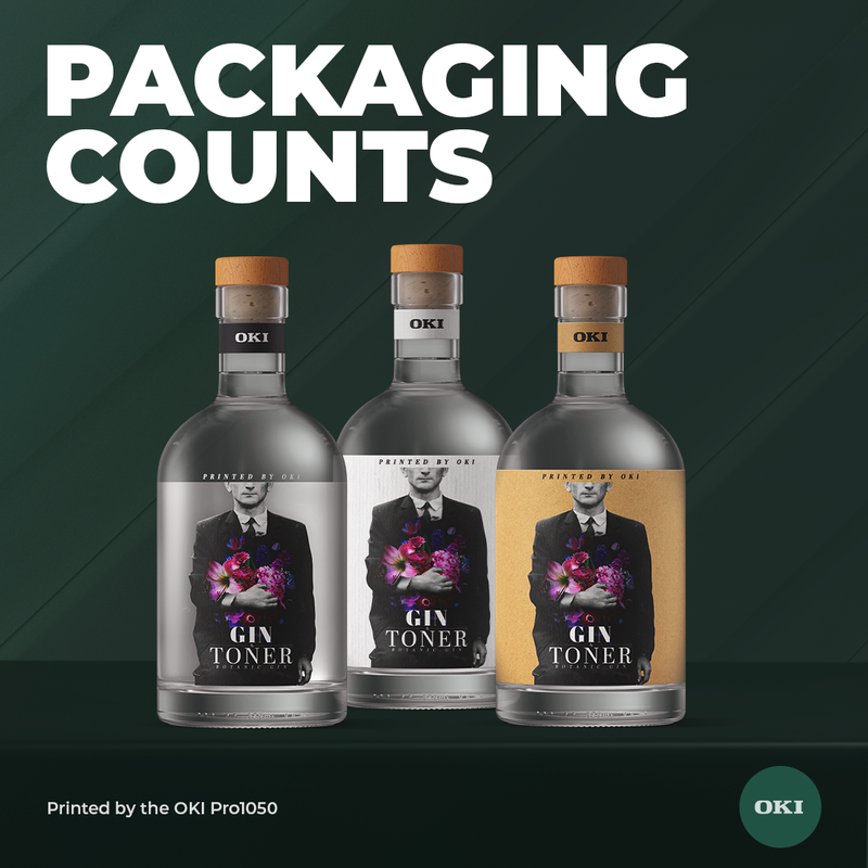 Manufacturing and Packaging example output from the OKI Pro 1050