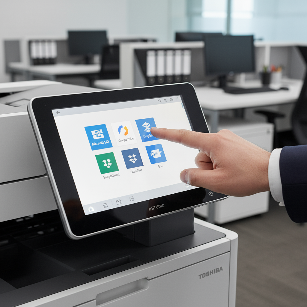 Toshiba e-STUDIO 10.1 inch colour touchscreen control panel